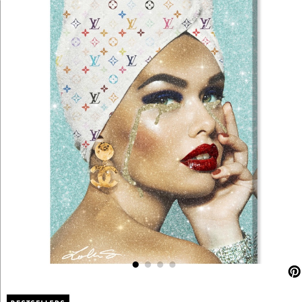 Oliver Gal ‘When First Class’ 16x24 canvas